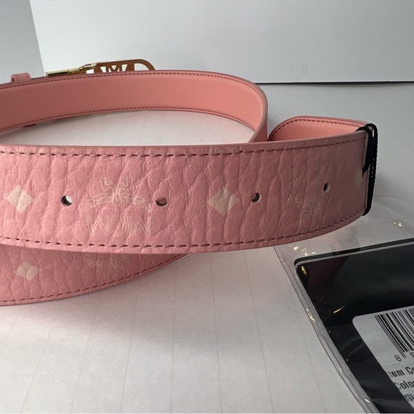 MCM Blossom Pink Mode Travia Visetos Belt | NEW!!!??? main image 6